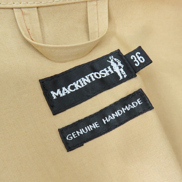 実際に弊社で買取させて頂いたMACKINTOSH/マッキントッシュ ステンカラー トレンチコート/ロングコート Y20-02/36の画像 2枚目