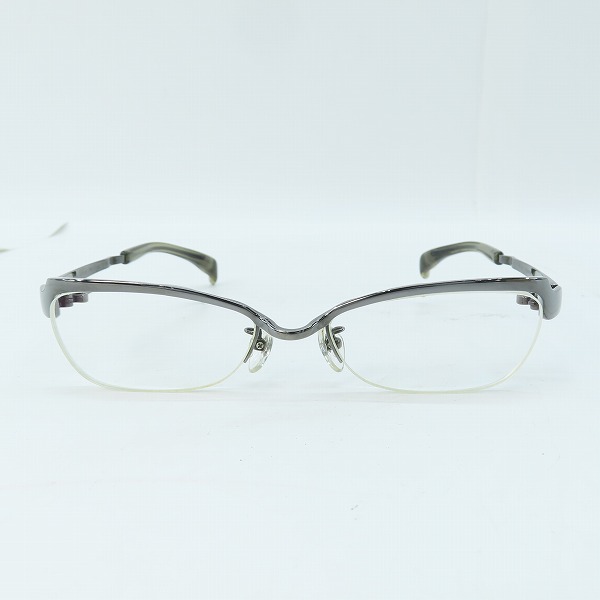 実際に弊社で買取させて頂いた999.9/フォーナインズ ハーフリム アイウエア/メガネフレーム S-315T
