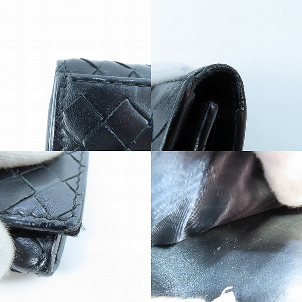 実際に弊社で買取させて頂いたBOTTEGA VENETA/ボッテガヴェネタ イントレチャート 財布/ロングウォレット/120697 V4651の画像 6枚目