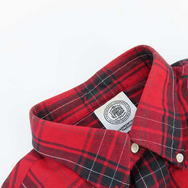 実際に弊社で買取させて頂いたTAKAHIROMIYASHITA TheSoloIst×J.PRESS/タカヒロミヤシタ ザ ソロイスト×ジェイプレス 長袖シャツ レッド sjs.0001/Mの画像 5枚目