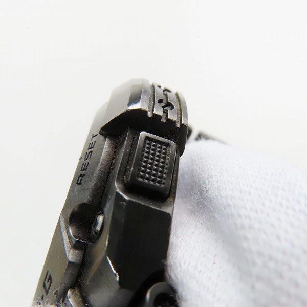 実際に弊社で買取させて頂いたG-SHOCK/Gショック MR-G クロノグラフ 電波ソーラー チタン MRG-8000B-1AJFの画像 6枚目