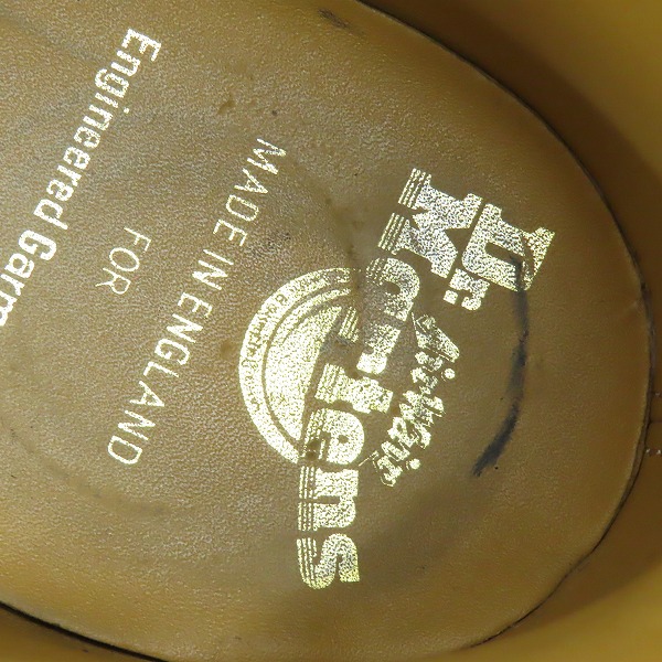 実際に弊社で買取させて頂いたDr.Martens × Engineered Garments/ドクターマーチン×エンジニアードガーメンツ CHURCH コンビレザー ブーツ 23659001/UK8の画像 6枚目