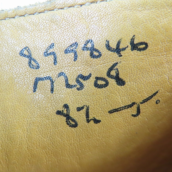 実際に弊社で買取させて頂いたTrickers/トリッカーズ  MOLTON/モールトン カントリーブーツ ウイングチップ M2508/8.5の画像 5枚目