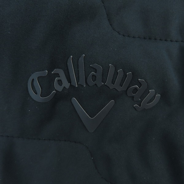 実際に弊社で買取させて頂いたCallaway/キャロウェイ ゴルフウェア 中綿プルオーバージャケット ブラック C21216103/Mの画像 3枚目