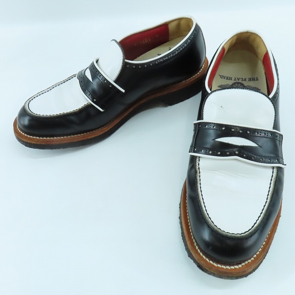 実際に弊社で買取させて頂いたTHE FLAT HEAD/フラットヘッド ローファー レザーシューズ /9