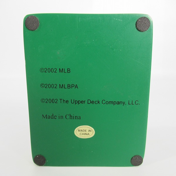 実際に弊社で買取させて頂いたUpper Deck 2002 MLB BALLPARK IDOLS ニューヨーク・ヤンキース ロベルト・アロマー 直筆サイン入り ボブル ヘッドフィギュアの画像 6枚目