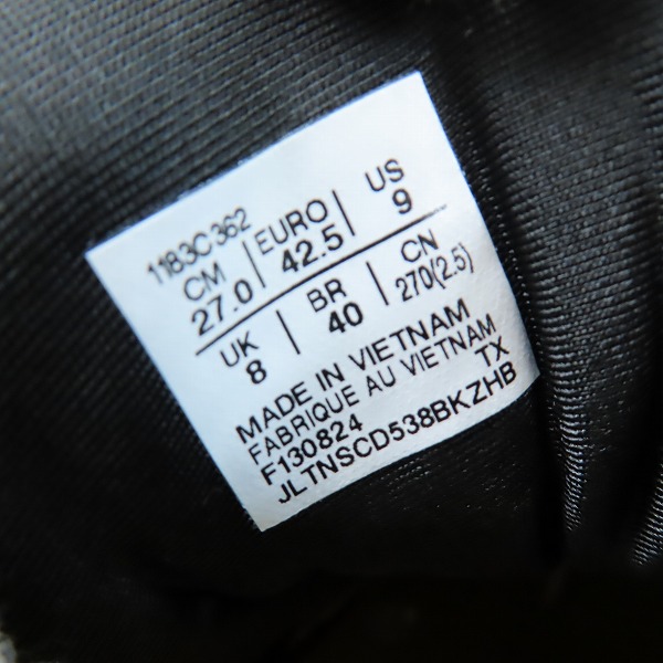 実際に弊社で買取させて頂いた【未使用】Onitsuka Tiger/オニツカタイガー DENTIGRE PUFF 2.0/デンティグレ 1183C362-001/27の画像 5枚目