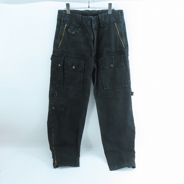 実際に弊社で買取させて頂いたkiminori morishita/キミノリモリシタ ジップ 装飾 カーゴパンツ 7747-324-1/ 5/48
