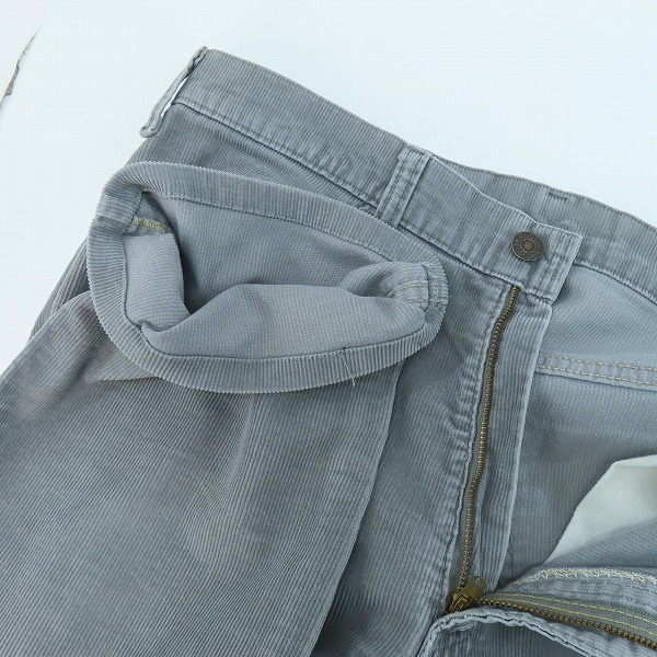 実際に弊社で買取させて頂いたLevis/リーバイス 80s ヴィンテージ 刻印536 白タブ コーデュロイパンツ 519-1555 W33 L33の画像 2枚目