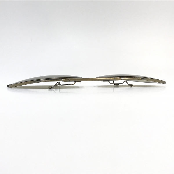 実際に弊社で買取させて頂いた白山眼鏡店/ハクサンガンキョウテン クリップオン サングラス レンズ/フレームゴールド系の画像 3枚目