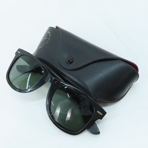 実際に弊社で買取させて頂いたRay-Ban/レイバン B&L ボシュロム社製 WAYFARER/ウェイファーラー サングラス/アイウェアの画像 9枚目