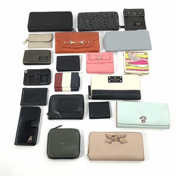 実際に弊社で買取させて頂いた【おまとめ】マークジェイコブス/ケイトスペード/アニエスベー/ポールスミス 他 財布/ウォレット/携帯ケース 等