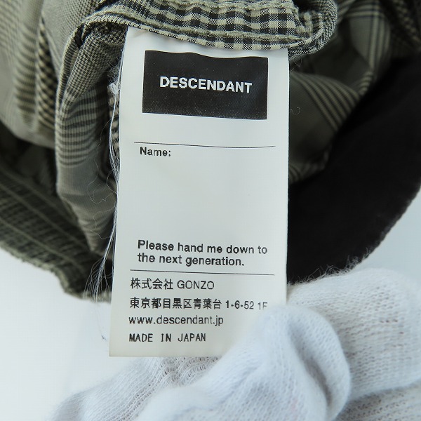 実際に弊社で買取させて頂いたDESCENDANT/ディセンダント チェック ハーフパンツ/ショーツ 2の画像 6枚目