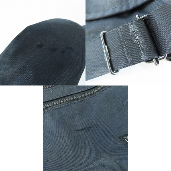 実際に弊社で買取させて頂いたALOHA PORTER/アロハ ポーター ショルダーバッグ ブラックの画像 9枚目