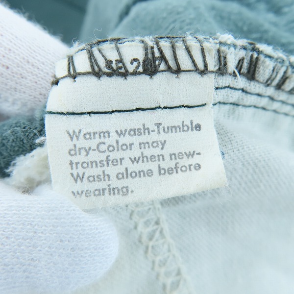 実際に弊社で買取させて頂いたLevis/リーバイス 80s ヴィンテージ 刻印10 白タブ コーデュロイパンツ 519-1532 の画像 3枚目