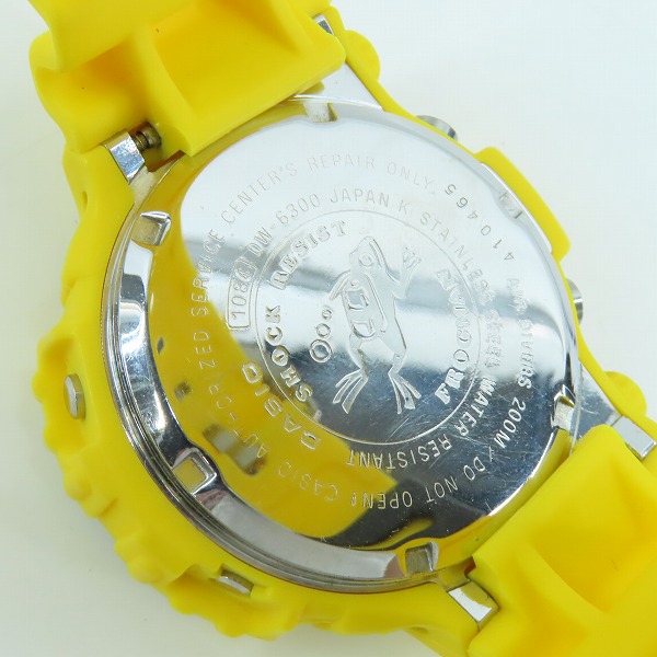 実際に弊社で買取させて頂いたG-SHOCK/Gショック 初代 FROGMAN/フロッグマン DW-6300-9【動作未確認】 の画像 3枚目
