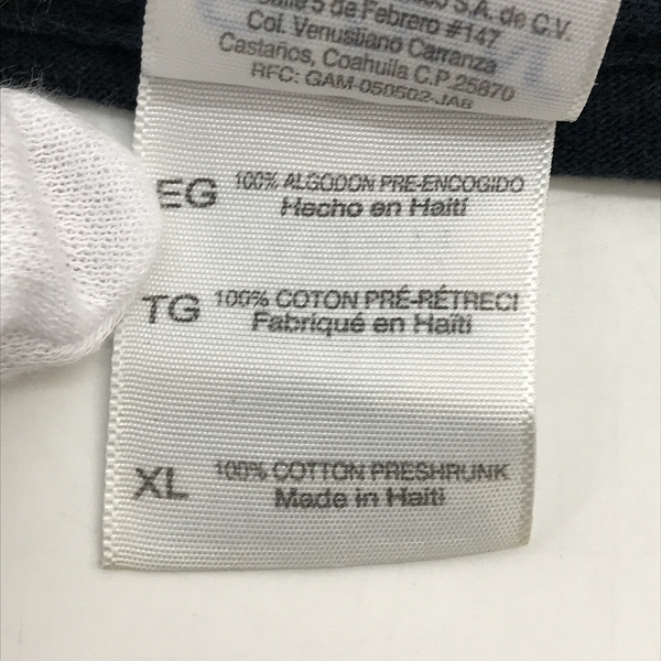 実際に弊社で買取させて頂いたGUNS N' ROSES/ガンズアンドローゼズ ヴィンテージ/ビンテージ 2012年 ZEPP TOKYO限定 ツアー バンド Tシャツ/XLの画像 3枚目