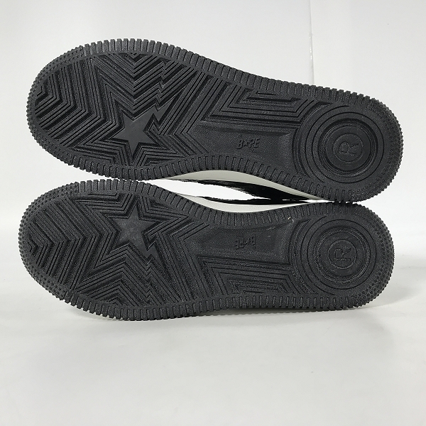 実際に弊社で買取させて頂いたNEIGHBORHOOD × A BATHING APE/ネイバーフッド×アベイシングエイプ BAPE STA スニーカー 1J23191901/26の画像 2枚目