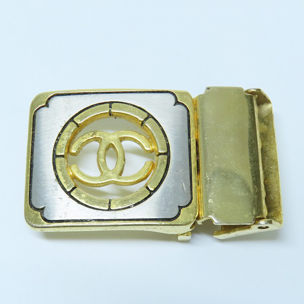 実際に弊社で買取させて頂いたCHANEL/シャネル ロゴ ココマーク ゴールド ベルトバックル