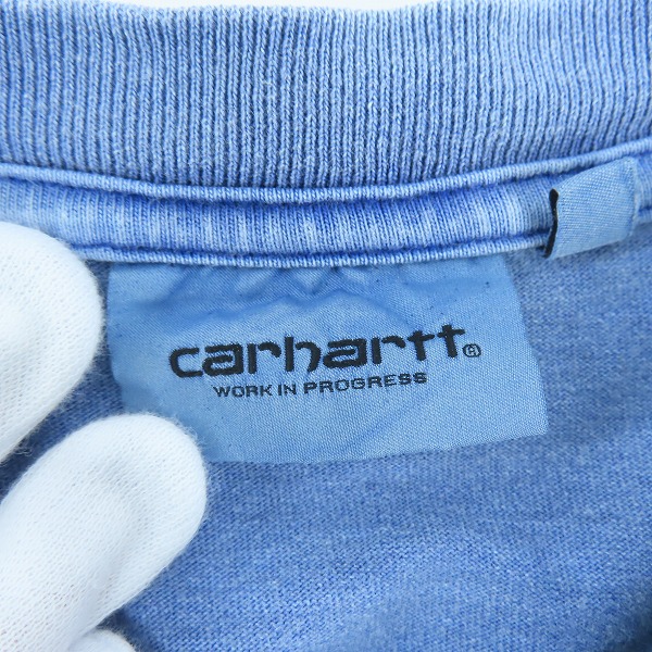 実際に弊社で買取させて頂いたCarhartt/カーハート DUSTER T-SHIRT/ダスタースクリプト 半袖Tシャツ ロゴ刺繍/Sの画像 2枚目