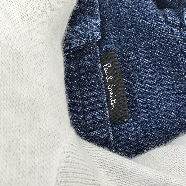 実際に弊社で買取させて頂いたPS Paul Smith/ピーエスポールスミス デニム シャツジャケット/Sの画像 4枚目