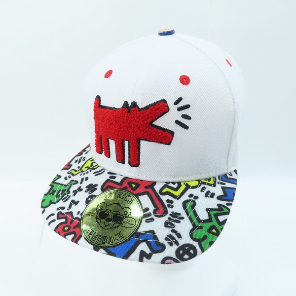 実際に弊社で買取させて頂いたJOYRICH×keith haring/ジョイリッチ×キース ヘリング 刺繍 キャップ/ONE SIZE
