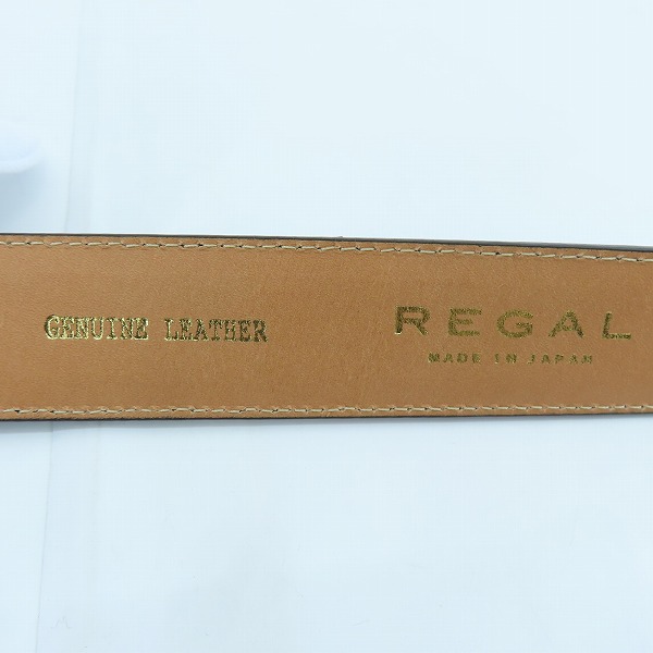 実際に弊社で買取させて頂いたREGAL/リーガル レザーベルトブラウンの画像 3枚目