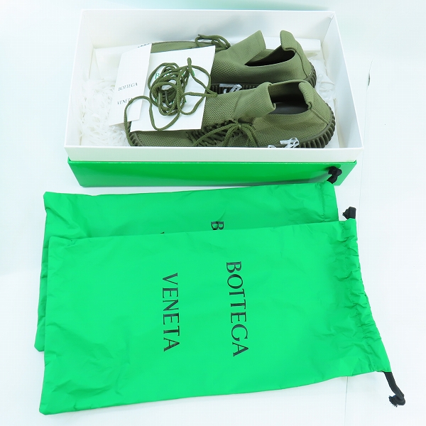 実際に弊社で買取させて頂いたBOTTEGA VENETA/ボッテガヴェネタ/RIPPLE SNEAKERS/レースアップ/ローカットスニーカー/40の画像 8枚目