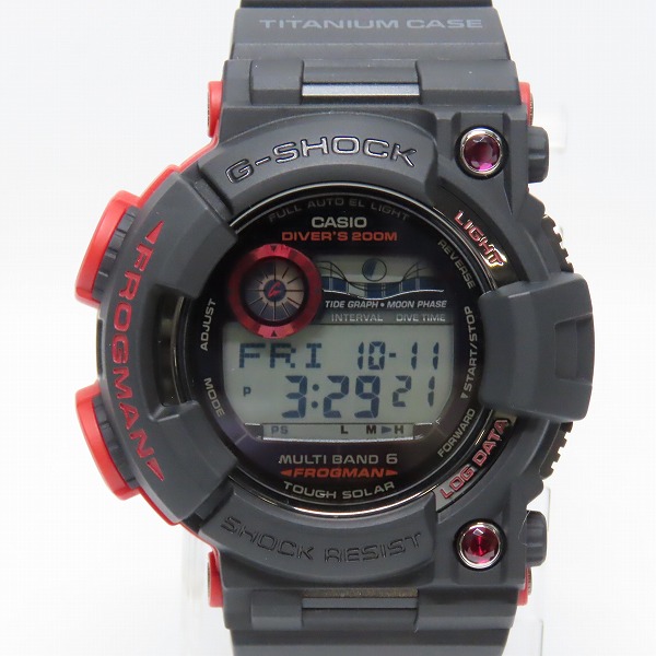 実際に弊社で買取させて頂いたG-SHOCK/Gショック FROGMAN/フロッグマン 2011年バーゼル 限定200個 腕時計 GWF-T1000BS-1JRの画像 1枚目