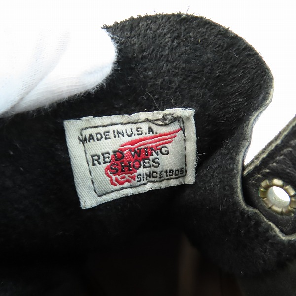 実際に弊社で買取させて頂いたRED WING/レッドウィング 羽タグ アイリッシュセッター モックトゥ レザー ブーツ/10EEの画像 5枚目