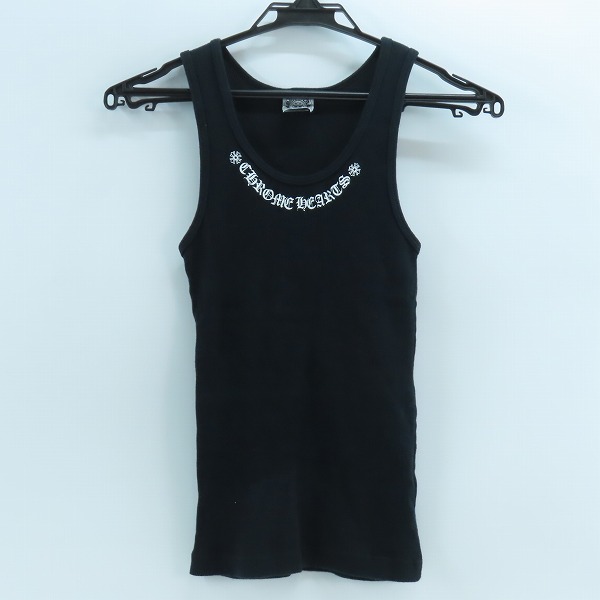 実際に弊社で買取させて頂いたCHROME HEARTS/クロムハーツ ロゴプリント タンクトップ /M