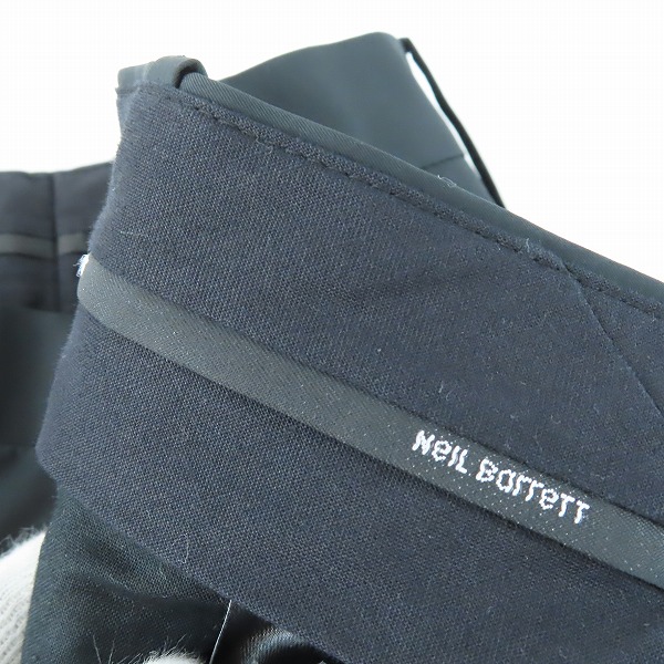 実際に弊社で買取させて頂いたNeil Barrett/ニールバレット slimfit lowrise 裾リブイージーパンツ/50の画像 6枚目