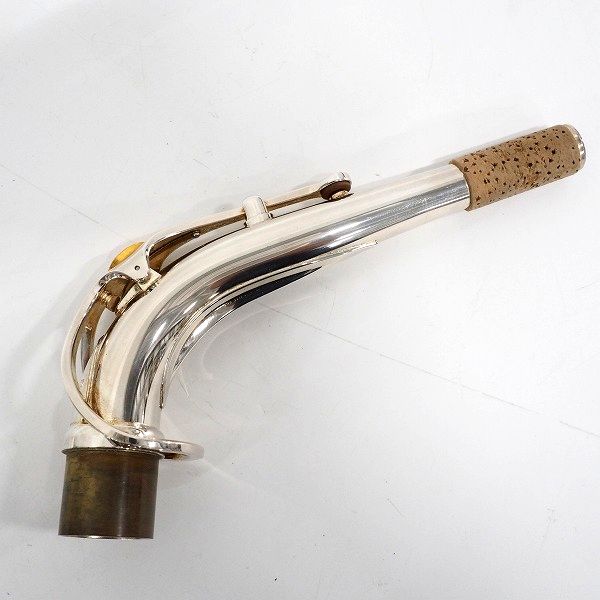 実際に弊社で買取させて頂いたYAMAHA/ヤマハ AE1S アルトサックス用E1タイプ カスタムネック 銀メッキ仕上げの画像 1枚目