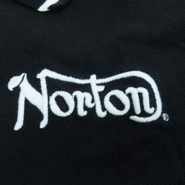 実際に弊社で買取させて頂いたNorton/ノートン WORLD CHAMPIONS 刺繍 ポロシャツ 12N1205/Sの画像 3枚目