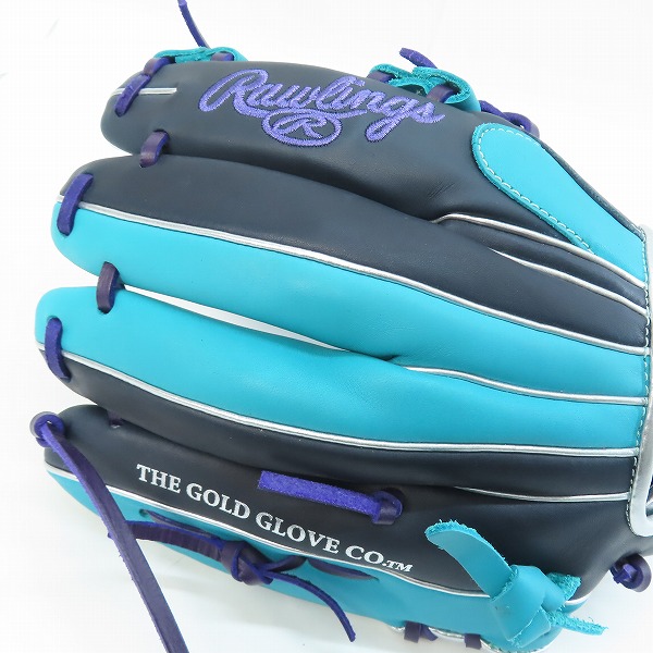 実際に弊社で買取させて頂いたRawlings/ローリングス 軟式グラブ 右投用 HYPER TECH COLOR SYNC 内野手用 GR4HTCN62の画像 6枚目