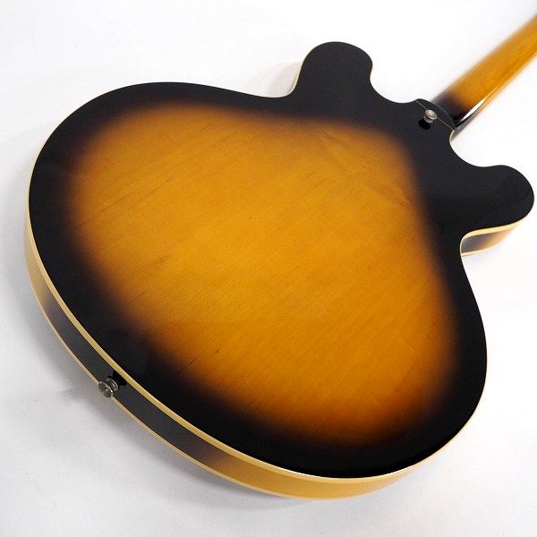 実際に弊社で買取させて頂いた★Burny/バーニー RSA-55 BS セミアコ 335タイプ エレキギター ハードケース付の画像 7枚目