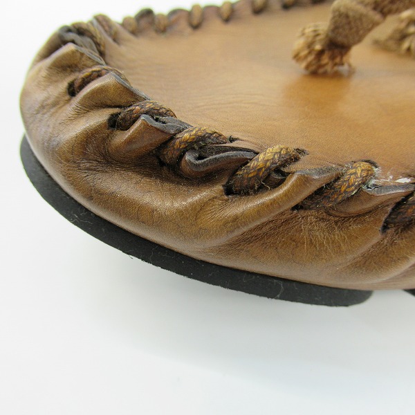 実際に弊社で買取させて頂いた【観賞用】OFFICINE CREATIVE/オフィチーネ クリエイティブ シューズ ブラウン/10の画像 8枚目