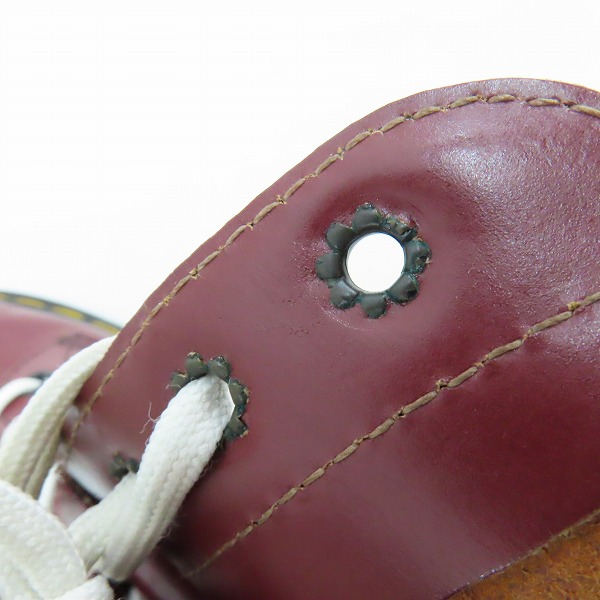 実際に弊社で買取させて頂いたDr.Martens/ドクターマーチン イングランド製/英国製 10ホールブーツ チェリーレッドの画像 8枚目