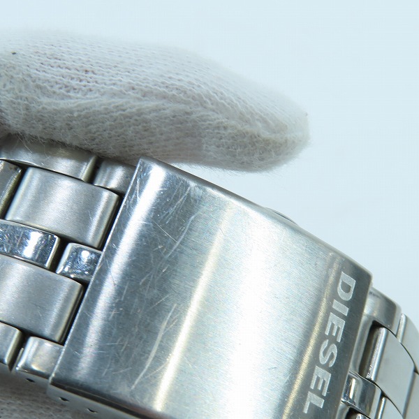 実際に弊社で買取させて頂いたDIESEL/ディーゼル クォーツ 腕時計 DZ-1155【動作未確認】の画像 6枚目