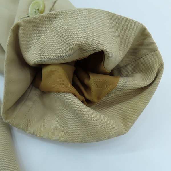 実際に弊社で買取させて頂いたBurberry's/バーバリーズ 裏地チェック柄 ステンカラーコート の画像 7枚目