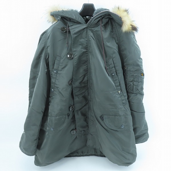 実際に弊社で買取させて頂いたALPHA INDUSTRIES/アルファインダストリーズ N-3B フライトジャケット 1615-573-8335 /M