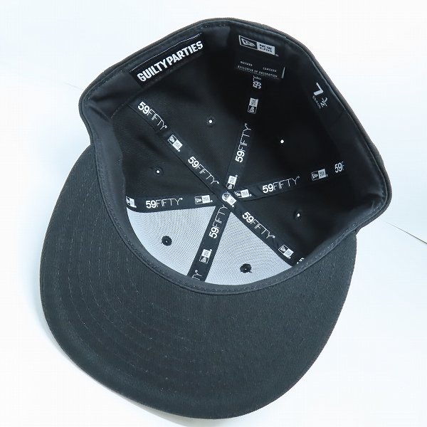 実際に弊社で買取させて頂いたWACKOMARIA×NEW ERA/ワコマリア×ニューエラ 59FIFTY GUILTY PARTIES ベースボールキャップ 7-1/2の画像 4枚目