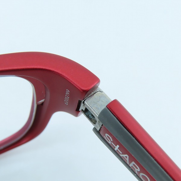 実際に弊社で買取させて頂いたalain mikli×STARCK EYES/アランミクリ×スタルクアイズ ALUX アルミ合金 メタルフレーム 眼鏡/メガネ/アイウェア P0601.09の画像 8枚目