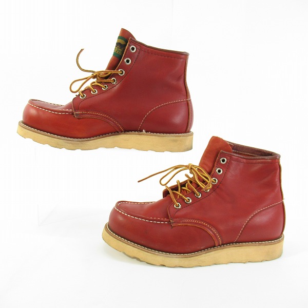 実際に弊社で買取させて頂いたRED WING/レッドウィング 半円犬タグ アイリュッシュセッターブーツ 875/7.5Eの画像 3枚目