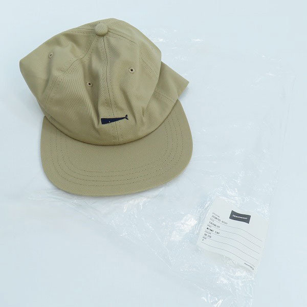 実際に弊社で買取させて頂いたDESCENDANT/ディセンダント 20AW CACHALOT MIAMI CAP BEIGE/F クジラロゴ刺繍キャップ/Fの画像 8枚目