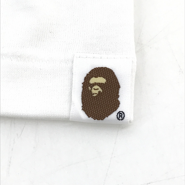 実際に弊社で買取させて頂いたA BATHING APE/アベイシングエイプ 90～00’s ビッグサルフェイスプリント 半袖Tシャツ 3XLの画像 5枚目