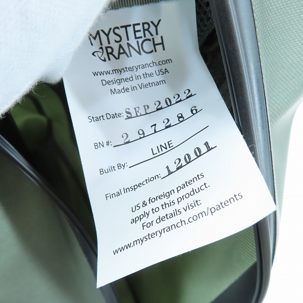 実際に弊社で買取させて頂いたMYSTERY RANCH/ミステリーランチ ボディバッグ ショルダーバッグの画像 6枚目