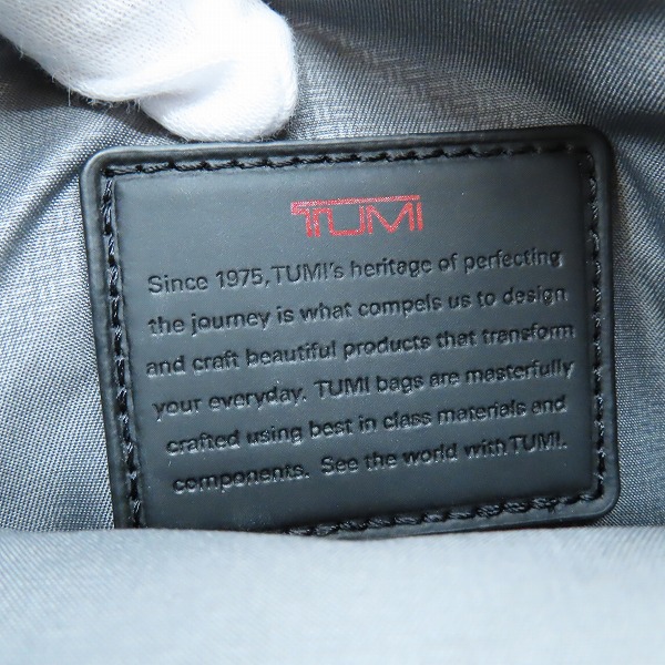 実際に弊社で買取させて頂いたTUMI/トゥミ Pocket Bag Small Alpha3/ポケット バッグ スモール ショルダーバッグ 2203110D3の画像 5枚目