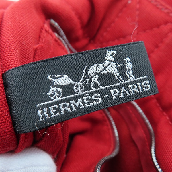実際に弊社で買取させて頂いたHERMES/エルメス エールライン キャンバス トートバッグ/ハンドバッグの画像 4枚目