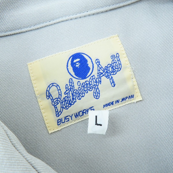 実際に弊社で買取させて頂いたA BATHING APE/アベイシングエイプ 半袖シャツ/Lの画像 2枚目